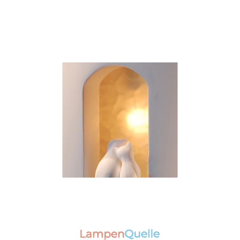 Mode Warme Kinder Zimmer Hängen Licht Kreative Kitty Gips Wand Lampe Lichter