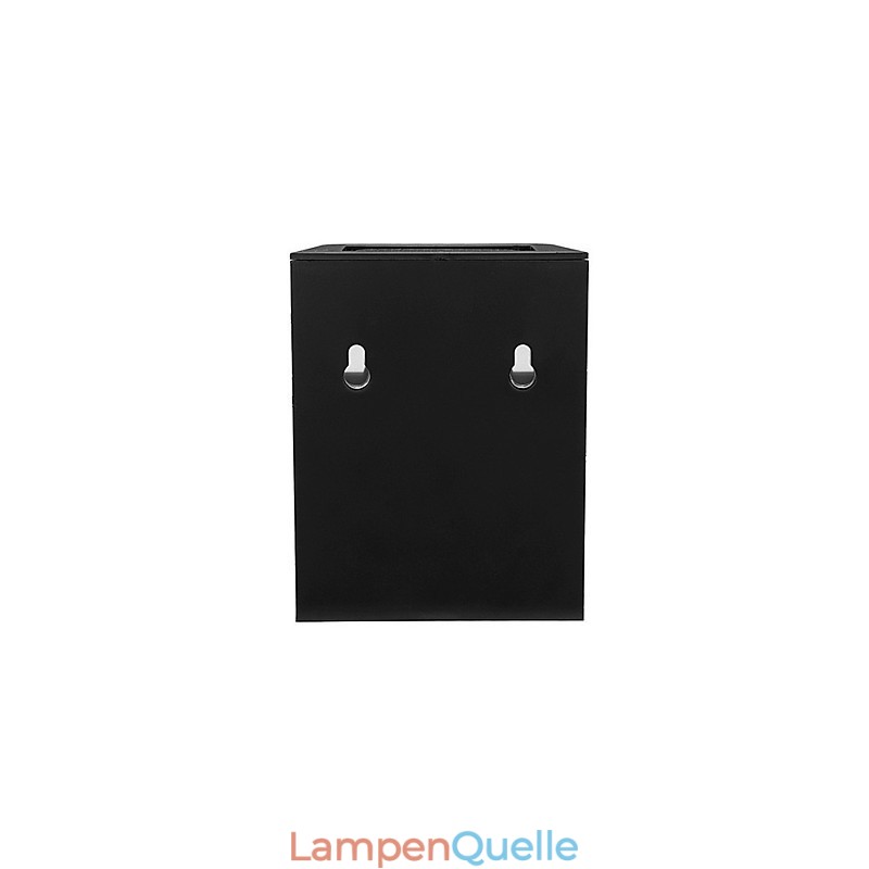 Solarbetriebene Wandleuchte mit 2 Laternen, warmgelb