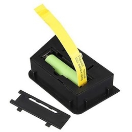 Solarbetriebene Wandleuchte mit 2 Laternen, warmgelb