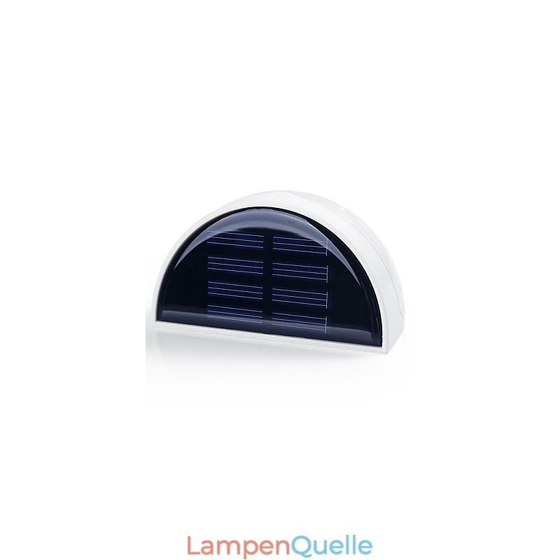 Solarbetriebene Lampe für den Außenbereich, Gartenlicht, automatische Sensoraktivierung, Solarlicht (weiß)