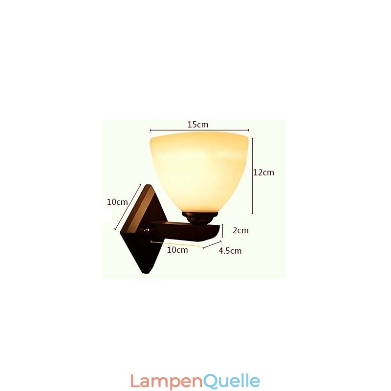 Wandleuchte Glas Warme Moderne Wandleuchte des Kopfteils eines Bettes Lichter