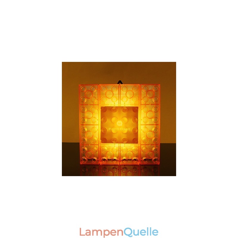 Kreative Blöcke Rahmen Licht farbige süße kleine Geschenke Wand Lampe Gürtel Haken Lichter