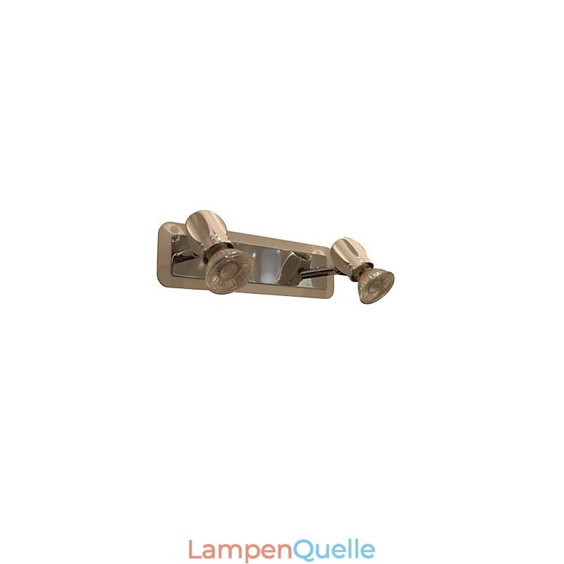 Moderne Chrom Wandleuchten Badezimmerleuchten mit 2 Lichtern