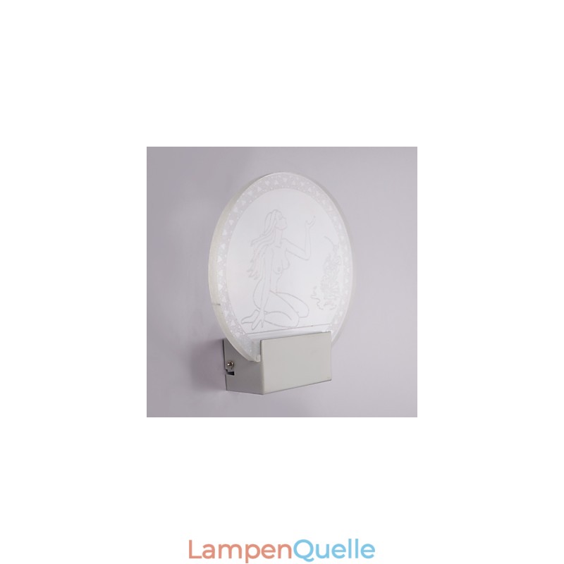 Acryl Wandleuchte PVC Lampe Licht Chip Modern Zeitgenössisch Metall 5W