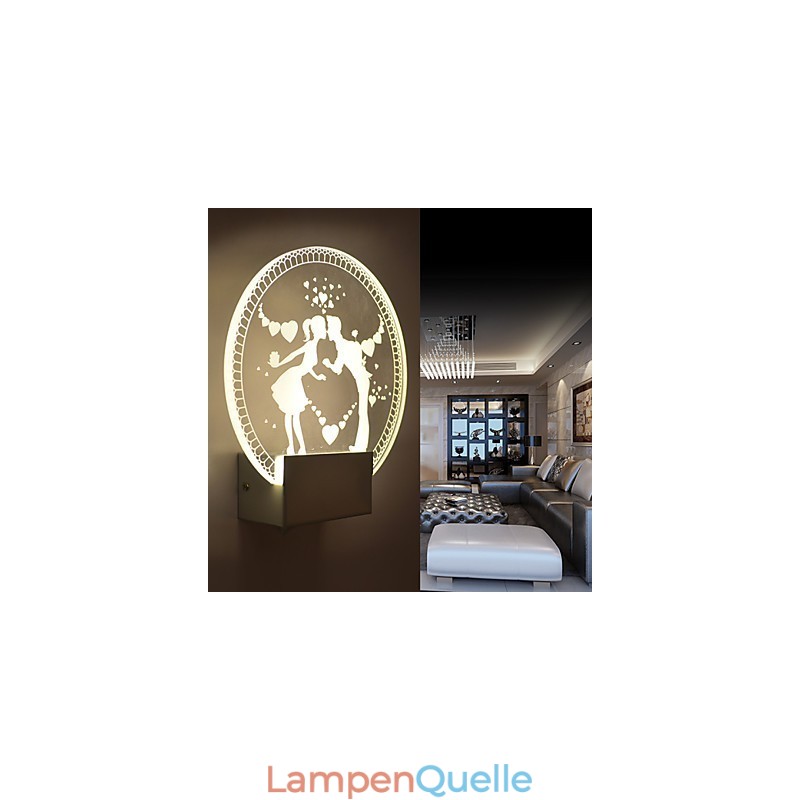 Acryl Wandleuchte PVC Lampe Licht Moderne Zeitgenössische Metall