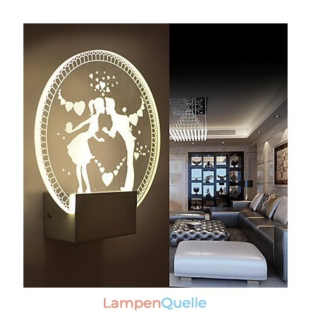 Acryl Wandleuchte PVC Lampe Licht Moderne Zeitgenössische Metall