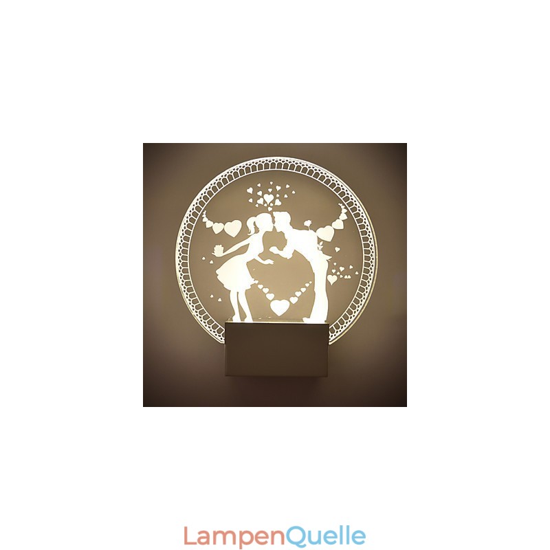 Acryl Wandleuchte PVC Lampe Licht Moderne Zeitgenössische Metall