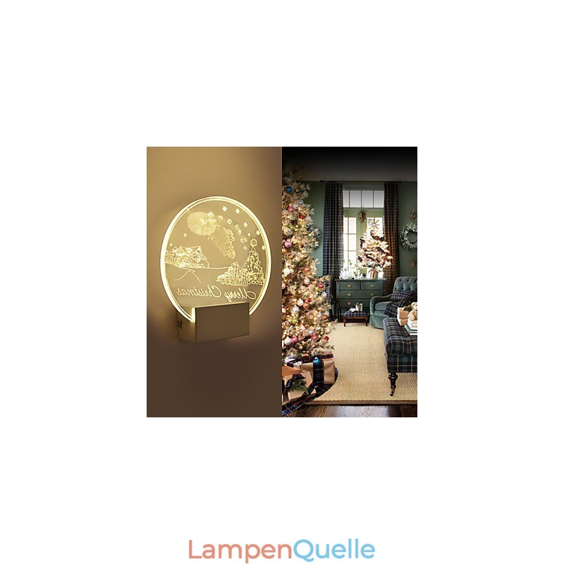 Acryl Wandleuchte PVC Lampe Licht Moderne Zeitgenössische Metall