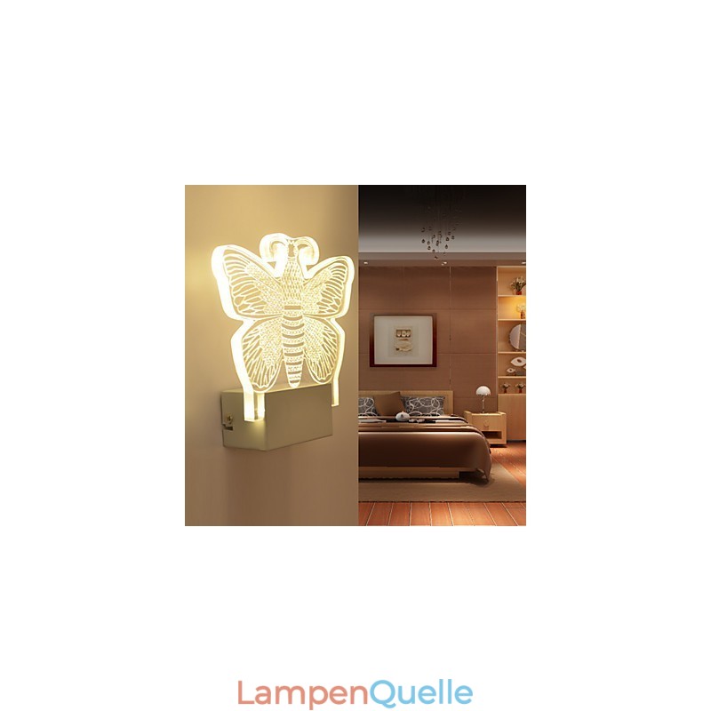 Acryl Wandleuchte PVC Lampe Licht Moderne Zeitgenössische Metall