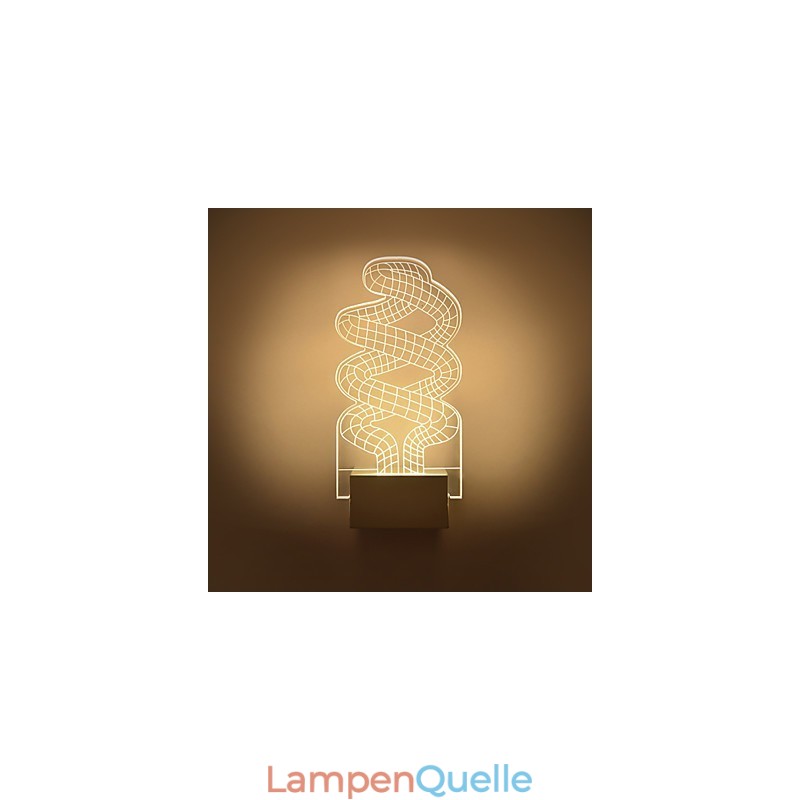 Acryl Wandleuchte PVC Lampe Licht Chip Moderne Zeitgenössische Metall