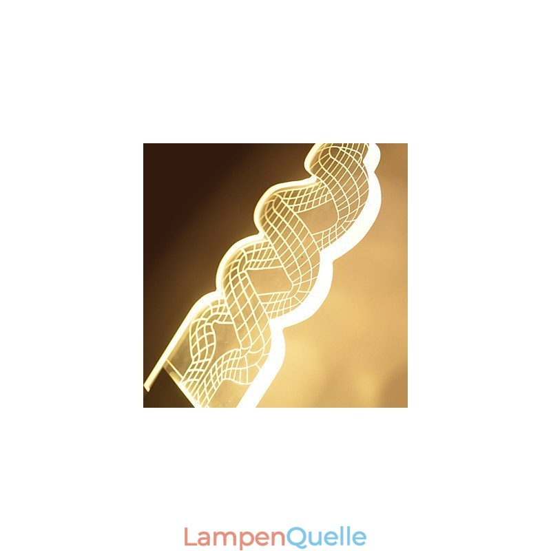Acryl Wandleuchte PVC Lampe Licht Chip Moderne Zeitgenössische Metall