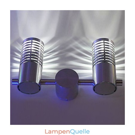 Moderne Wandleuchte mit Streulicht 2 Zylinder Sperrschicht Lichtstrahl Moderne Wandleuchte mit Streulicht 2 Zylinder Sperrschicht Lichtstrahl