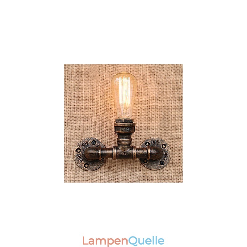 Nostalgie Einfache Wasserpfeife Dekorative Kleine Wandleuchte Wandleuchte