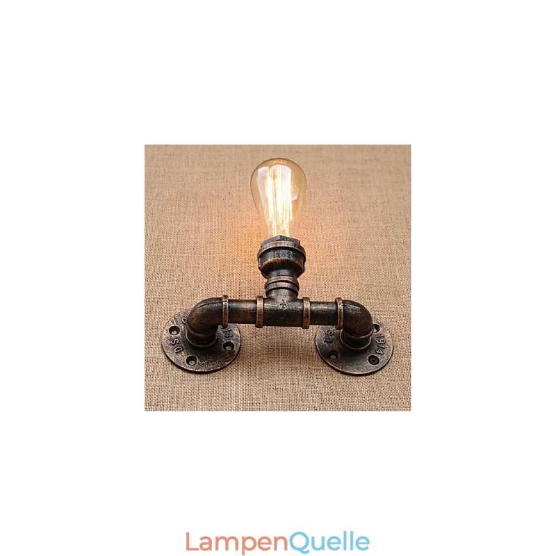 Nostalgie Einfache Wasserpfeife Dekorative Kleine Wandleuchte Wandleuchte