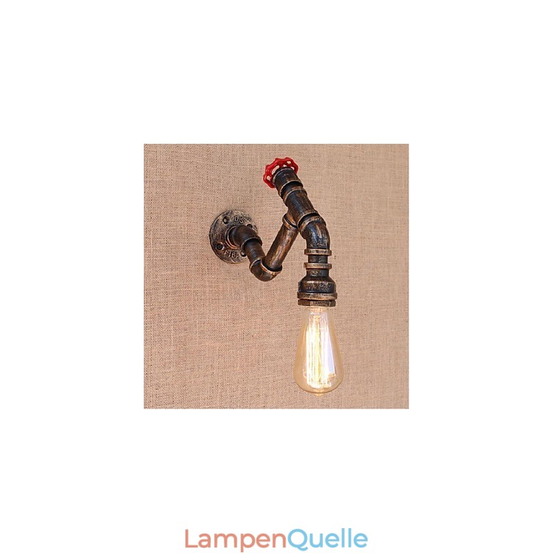 Nostalgie Einfache Wasserpfeife Dekorative Kleine Wandleuchte Wandleuchte