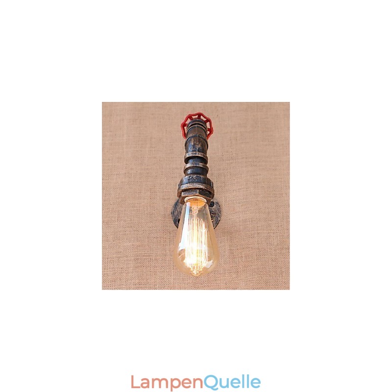 Nostalgie Einfache Wasserpfeife Dekorative Kleine Wandleuchte Wandleuchte