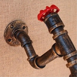 Nostalgie Einfache Wasserpfeife Dekorative Kleine Wandleuchte Wandleuchte