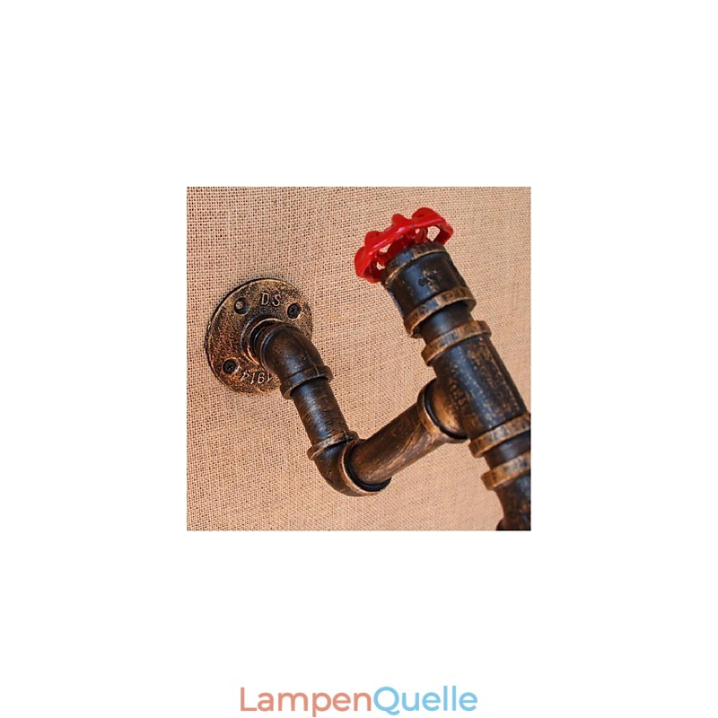 Nostalgie Einfache Wasserpfeife Dekorative Kleine Wandleuchte Wandleuchte