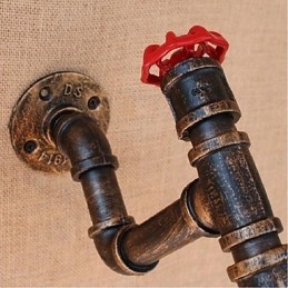 Nostalgie Einfache Wasserpfeife Dekorative Kleine Wandleuchte Wandleuchte