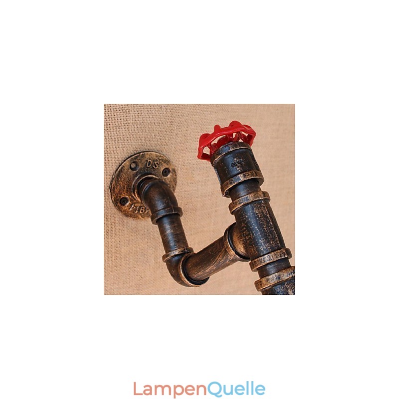 Nostalgie Einfache Wasserpfeife Dekorative Kleine Wandleuchte Wandleuchte