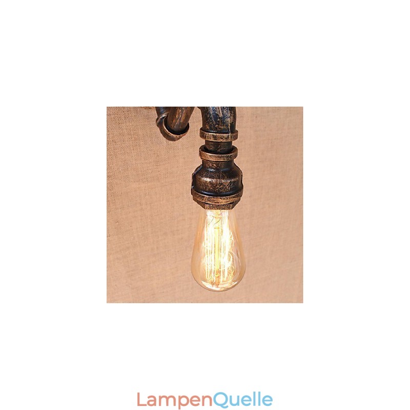 Nostalgie Einfache Wasserpfeife Dekorative Kleine Wandleuchte Wandleuchte