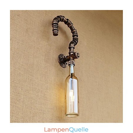 Retro American Village Creative Industry Wind Designer Wasserflasche Wandleuchte Wandleuchte Bernstein Retro American Village Creative Industry Wind Designer Wasserflasche Wandleuchte Wandleuchte Bernstein
