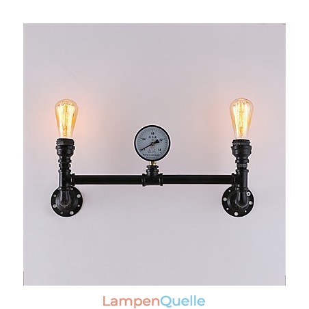 2 Köpfe Vintage Industrielle Rohr Wandleuchten Schwarz Kreative Lichter Restaurant Cafe Bar Dekoration Beleuchtung 2 Köpfe Vintage Industrielle Rohr Wandleuchten Schwarz Kreative Lichter Restaurant Cafe Bar Dekoration Beleuchtung