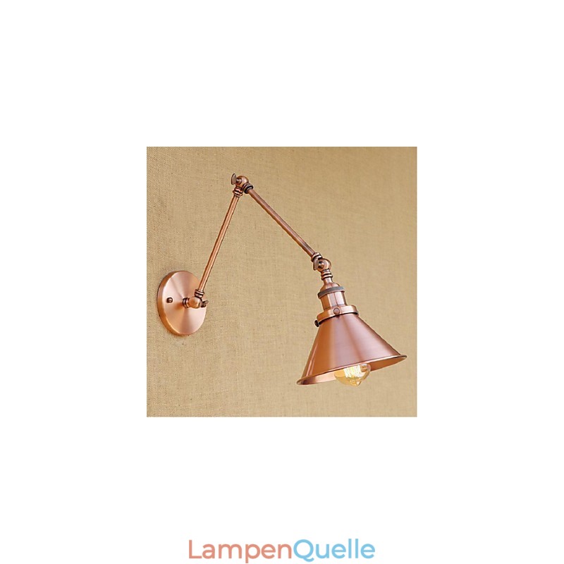 Lange arm Halb rost Retro Kreative Nostalgische Versenkbare Klapp Wandleuchten Wand Licht