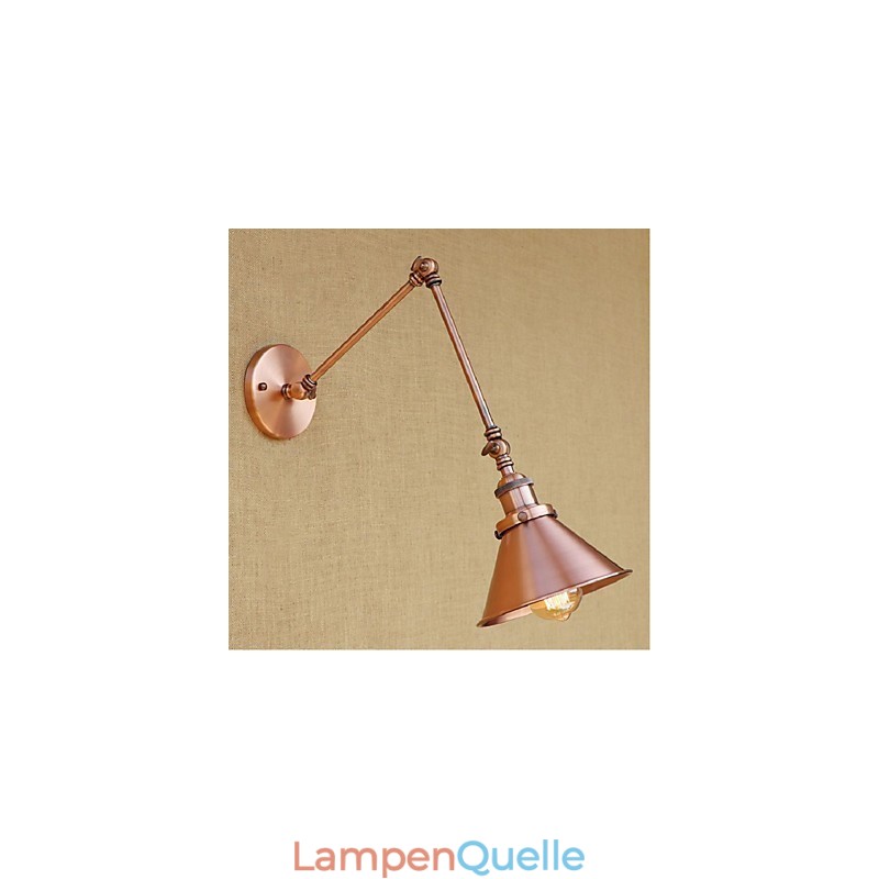 Lange arm Halb rost Retro Kreative Nostalgische Versenkbare Klapp Wandleuchten Wand Licht