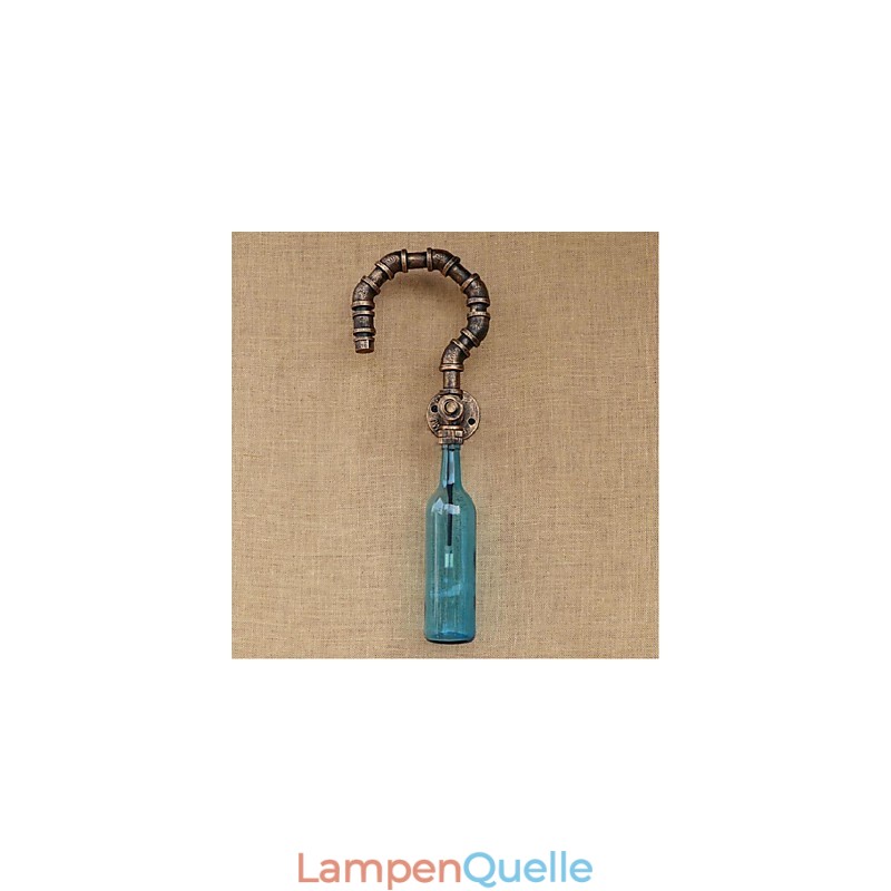 Retro American Village Creative Industry Wind Designer Wasserflasche Wandleuchte Wandleuchte