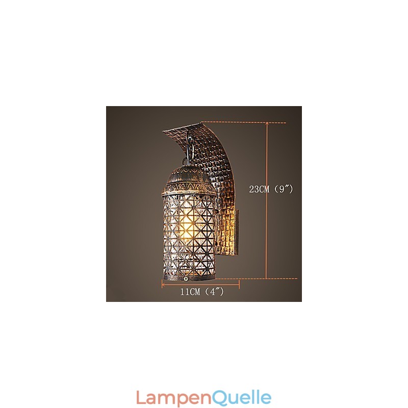 Rustikale Lodge-Malerei-Funktion für Mini-Stil Uplight Wandleuchten Wandleuchte