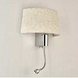 Die Hotelzimmer Schlafzimmer Gang Stoff Lampe Nachttischlampe mit amerikanischem Nachttischlampenschalter