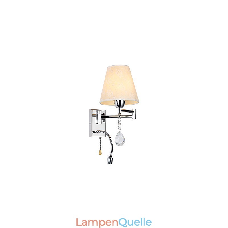 Wandlampe für Schlafzimmer Leselampe Stofflampe