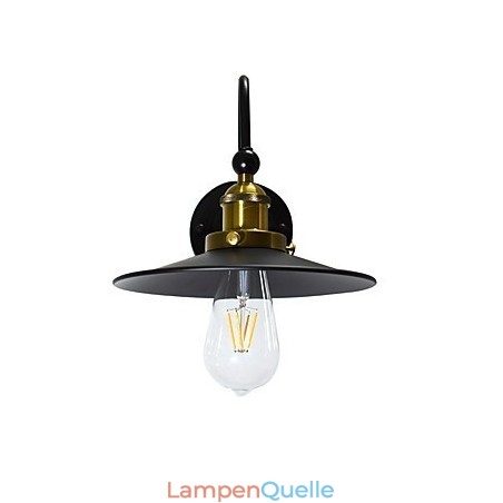 Wandleuchte Wandleuchten Wand Eisen Wandlampe dumme schwarze Lichtschwertlampe an der Wand