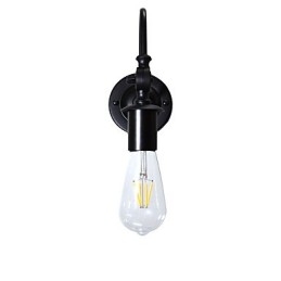 Light Buzz Wand Eisen Wandlampe Dumme schwarze Lichtschwertlampe an der Wand