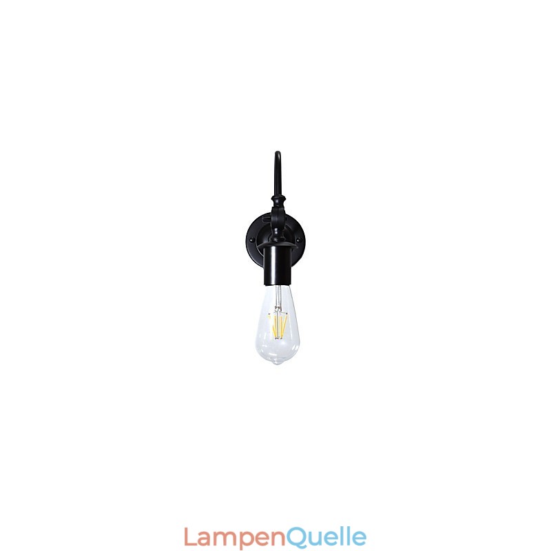 Light Buzz Wand Eisen Wandlampe Dumme schwarze Lichtschwertlampe an der Wand
