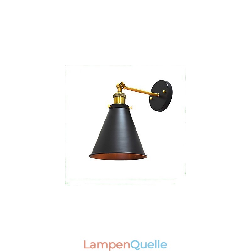 Light Buzz Paint Einzelwand Eisen Wandleuchte Dumme schwarze Lichtschwertlampe an der Wand
