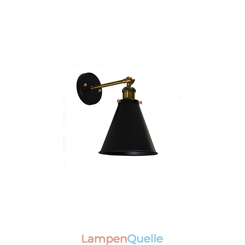 Light Buzz Paint Einzelwand Eisen Wandleuchte Dumme schwarze Lichtschwertlampe an der Wand