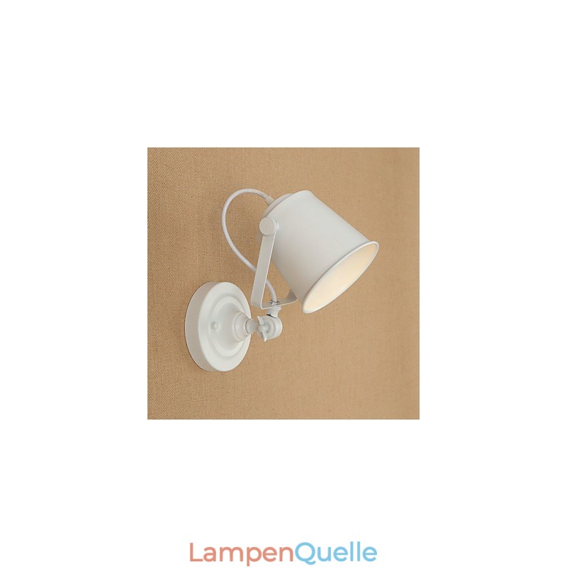 Wandleuchte, Wandlampe, Retro-Landhausstil, verstellbar, Schwenkarm, Augenschutz