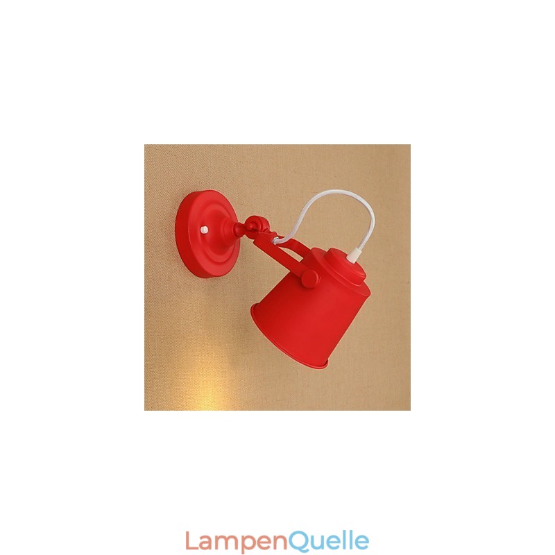 Wandleuchte, Wandlampe, Retro-Landhausstil, verstellbar, Schwenkarm, Augenschutz