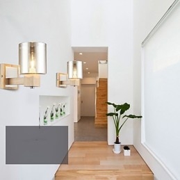 Moderne zeitgenössische Schwarzoxid-Finish-Funktion für Uplight-Wandleuchten Wandleuchte