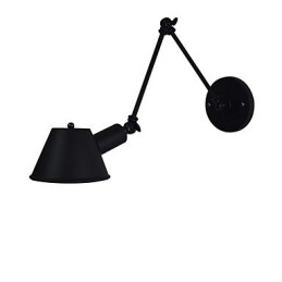 Wandleuchte Wandleuchten Wand Eisen Wandlampe dumm schwarz Lichtschwert Lampe an der Wand