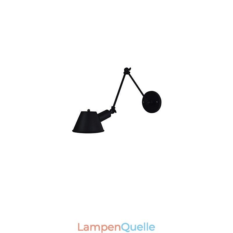 Wandleuchte Wandleuchten Wand Eisen Wandlampe dumm schwarz Lichtschwert Lampe an der Wand