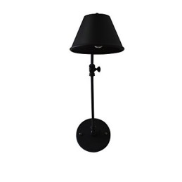Wandleuchte Wandleuchten Wand Eisen Wandlampe dumm schwarz Lichtschwert Lampe an der Wand