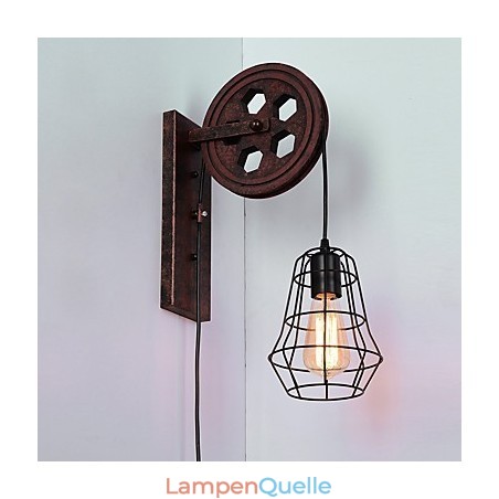 Industrielle Retro Eisen Wandleuchte Kreative Persönlichkeit Lift Pully Wandleuchte Industrielle Retro Eisen Wandleuchte Kreative Persönlichkeit Lift Pully Wandleuchte