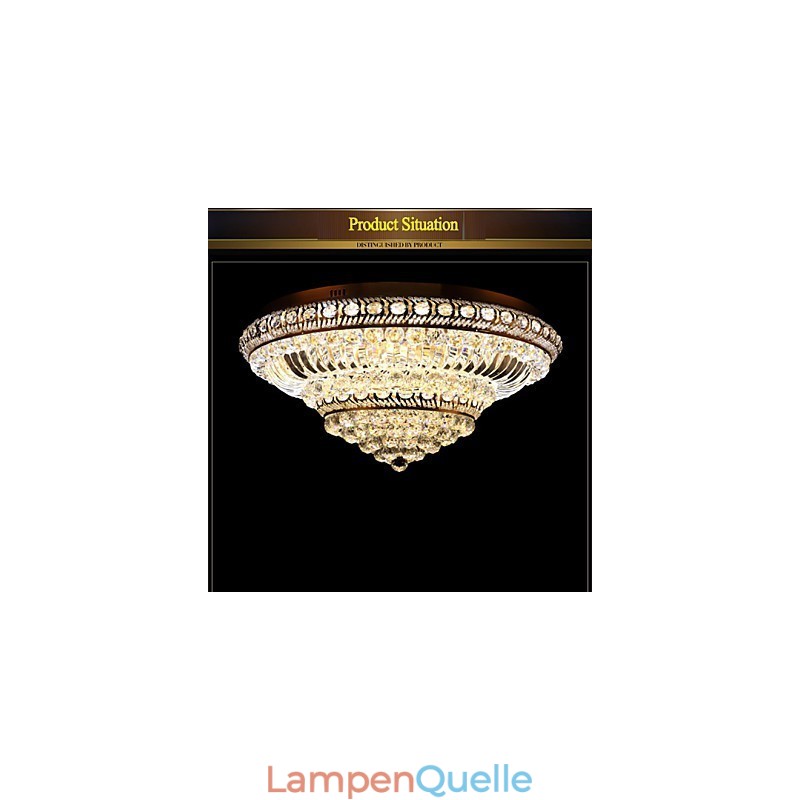 Moderne Luxus Kristall Deckenleuchte Absorbieren Kuppel Licht Durchmesser 60CM