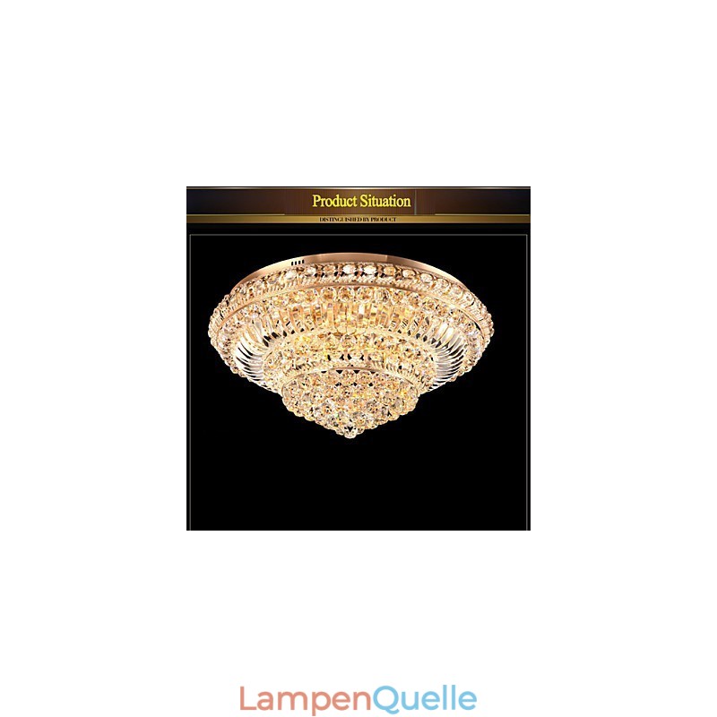 Moderne Luxus Kristall Deckenleuchte Absorbieren Kuppel Licht Durchmesser 60CM