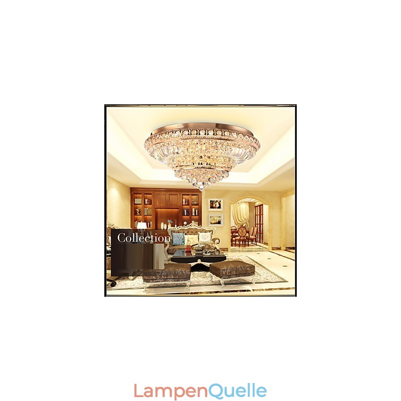Moderne Luxus Kristall Deckenleuchte Absorbieren Kuppel Licht Durchmesser 60CM