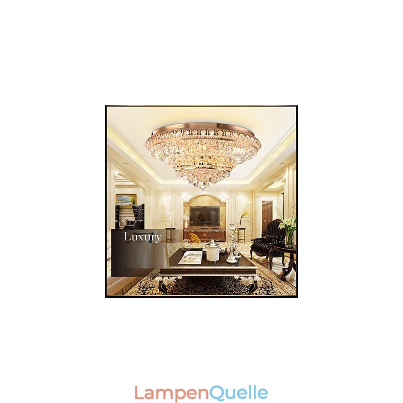 Moderne Luxus Kristall Deckenleuchte Absorbieren Kuppel Licht Durchmesser 60CM