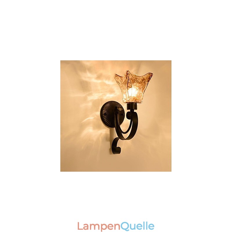 Wandleuchte Einfache Wohnzimmerleuchte Eisen Dekorative Schlafzimmer Nachttischlampe Flurlampe